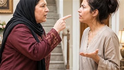 من يوم وفاة جوزى حماتي بتحلف إن في راجل بيدخل بيتي كل يوم